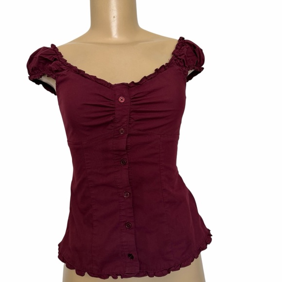 Hollister top bundle lot of three sweater two embroidered tanks xs - Picture 5 of 8